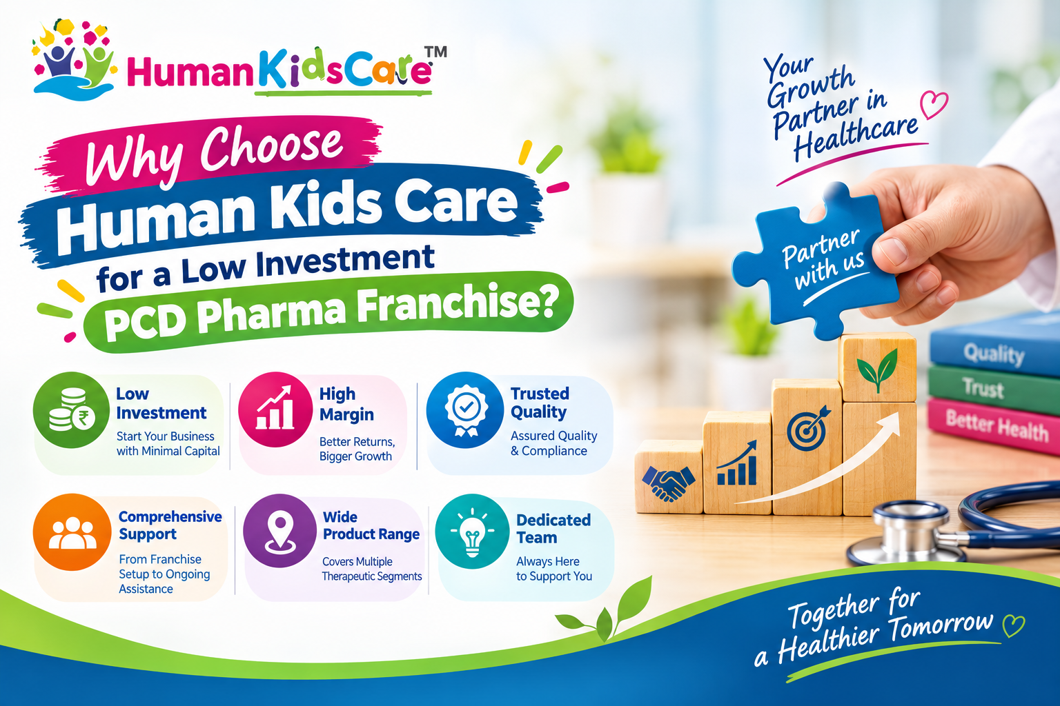 Why Choose Human Kids Care for a Low Investment PCD Pharma Franchise